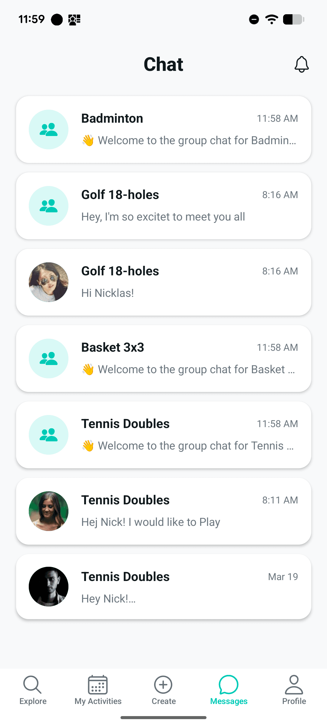 Real-time Chat